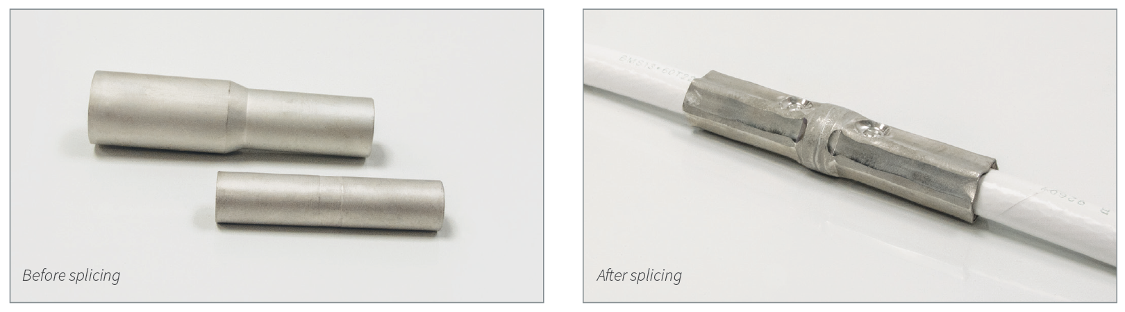 Large Gauge Sealed Splices