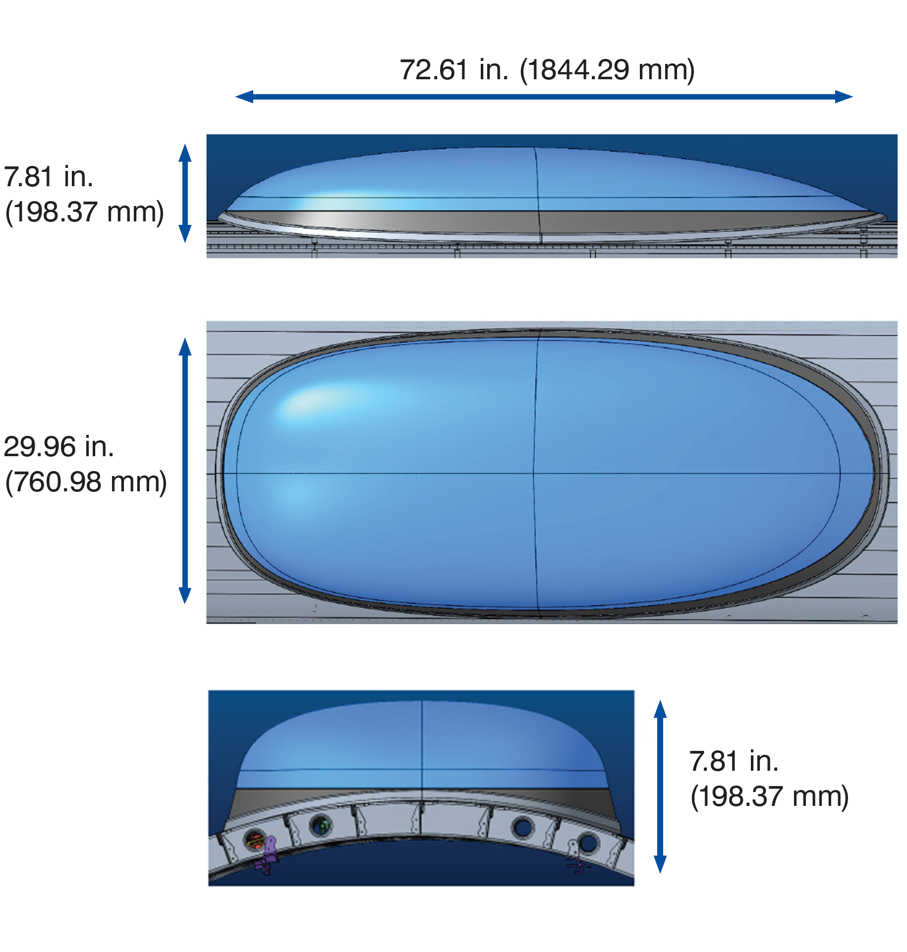 Outline Dimensions Chart